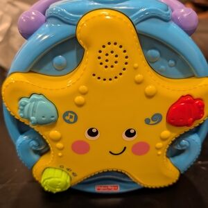 Fisher-Price Musical Starfish Toy - Yellow and Blue